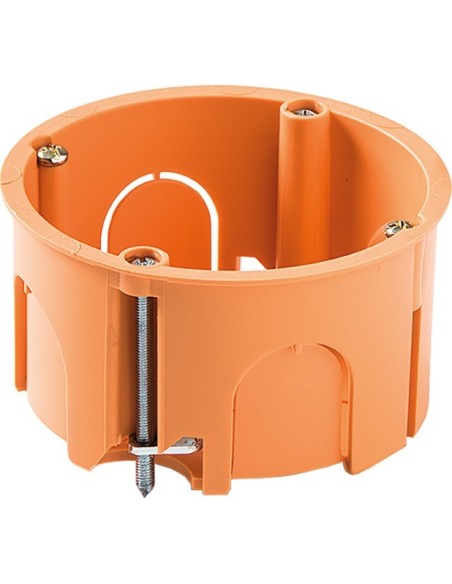 Caja 3255 empotrar pladur ø68x45 con garra de famatel caja de