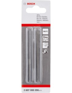 Cuchilla reversible recta para cepillo 2pz de bosch
