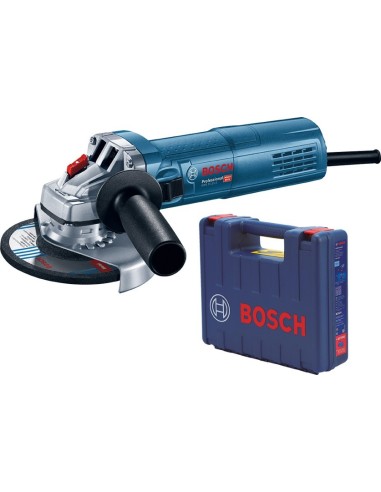 Amoladora mini gws 9-115s 900w 115mm + maletin de bosch