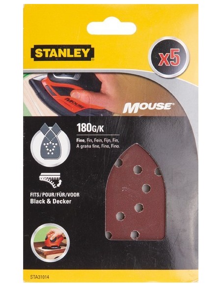 Accesorio sta31014xj 5 lijas perforada mouse g-180 de stanley