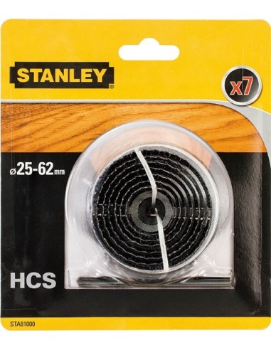 Accesorio sta81000xj 7 brocas campana ø25-62 pr18mm de stanley