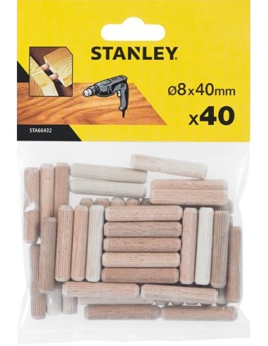 Accesorio sta66432qz 40 espigas madera ø08x040 de stanley