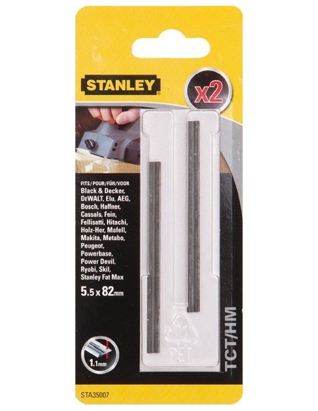 Accesorio sta35007xj 2cuchillas tct reversible 82,0mm de stanley