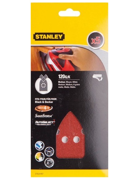 Accesorio sta31447xj 5 lijas triangular velcro g-120 de stanley