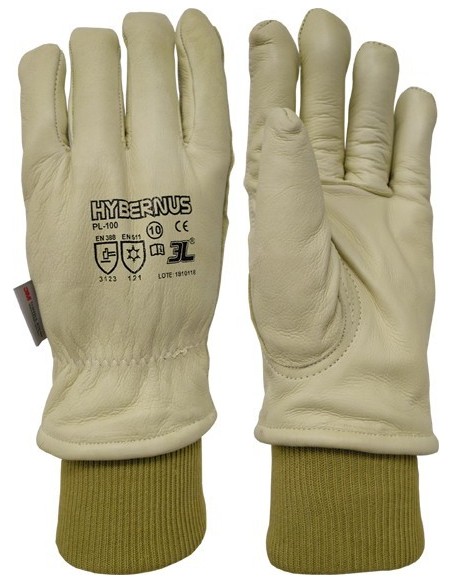 Guante térmico frio hybernus pl-100 t-08 de 3l