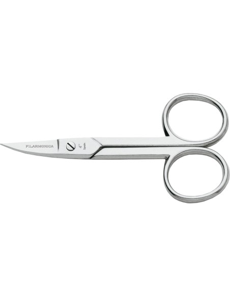 Tijera uñas curva 4,0" estampada frio 05123 de filarmonica