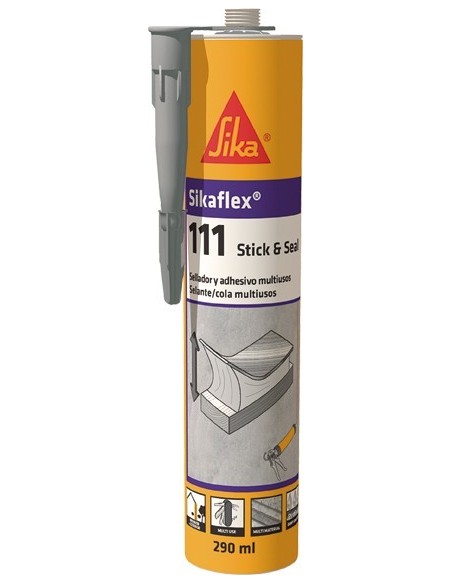 Sikaflex 111 stick&seal 290ml blanco de sika caja de 12 unidades