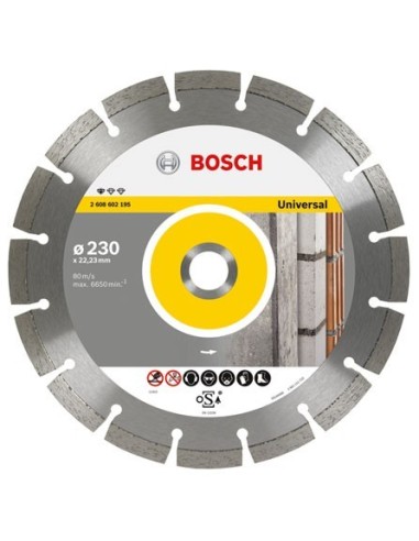 Disco diamante general obra 230x22,23x10 de bosch construccion / industria