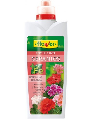 Abono liquido geranios 10511 1l de flower caja de 16 unidades