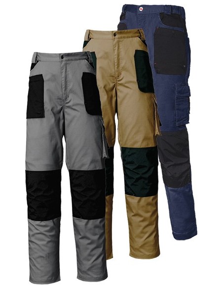 Pantalon stretch azul/negro 8730 t-xxl de starter