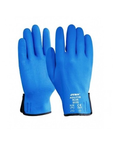 Guante nylon/nitrilo foam h5115 talla 09 azul de juba caja de