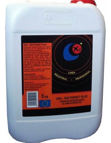 Detergente desinfectante oxa-bacterdet 5kg de senigrup
