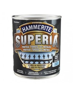 Hammerite superia liso 750ml negro caja de 3 unidades