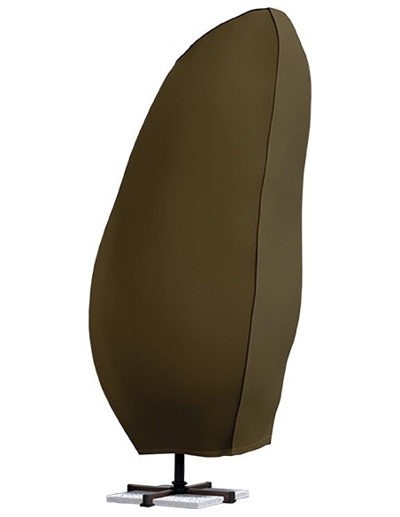 Funda parasol descentrado 60x80x265 marrón de nortene