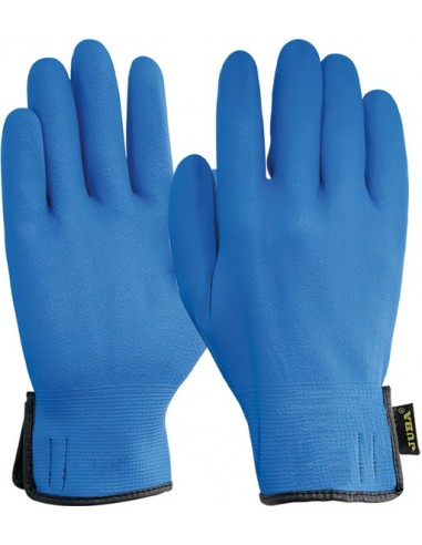 Guante nylon/nitrilo foam h5115 t-07 azul de juba caja de 10
