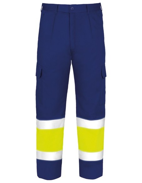 Pantalon alta visibilidad 3023af/am amarillo/marino talla 48 de