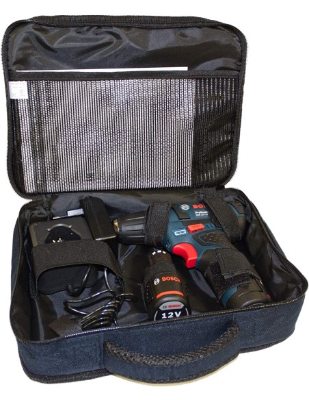 Atornillador gsr-12v-15 pro.2b li 2,0ah+bolsa de bosch construccion / industria