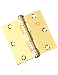 Bisagra 1010-3,5x3,5 hierro latonado par de amig caja de 5