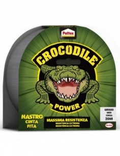 Cinta adhesiva crocodile 2629690 48mmx20m gris de pattex caja