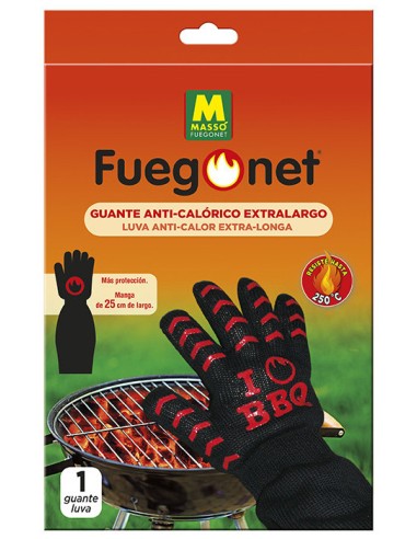 Guante anticalorico extralargo 231631 de fuego net