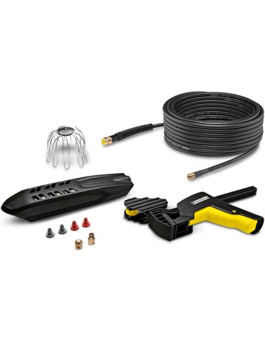 Kit limpieza para tuberias y canalones pc20 de karcher