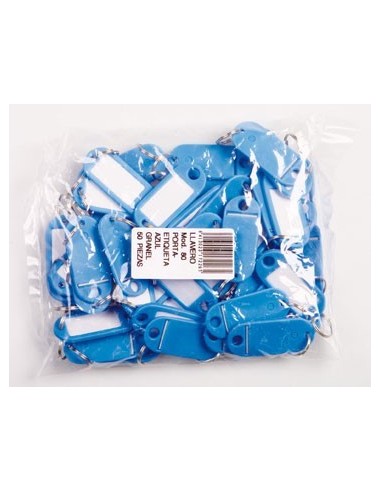 Llavero portaetiquetas 80 azul de amig caja de 50 unidades