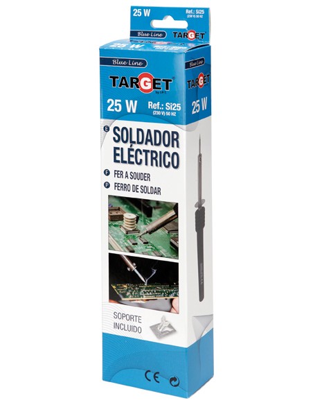 Soldador punta recta si25n-25w 1,0+2,5mm de target