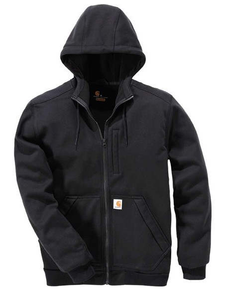 Sudadera wind c/cap+cre.101759 negra talla s de carhartt