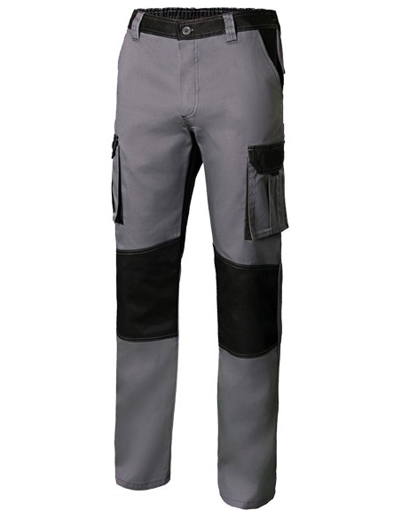 Pantalon multibolsillos 103020b gris/negro talla 48 de velilla