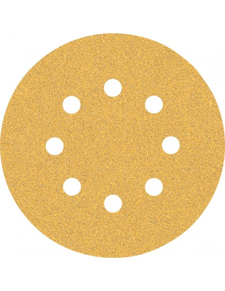 Lija disco expert 8 perforaciones con velcro 125mm g060 bl50 de bosch construccion / industria
