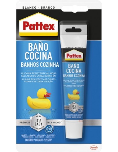 Pattex baño cocina 2650473 50ml blanco tubo de pattex caja de