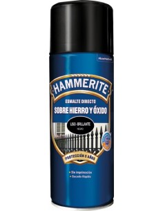 Hammerite antioxidante brillante 400ml negro spray de hammerite