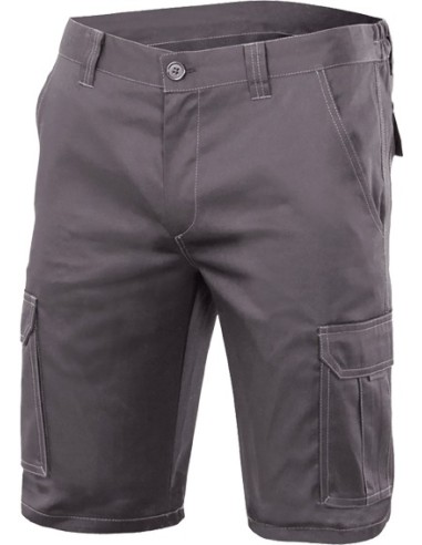 Bermuda multibolsillos stretch 103009s gris talla 46 de velilla