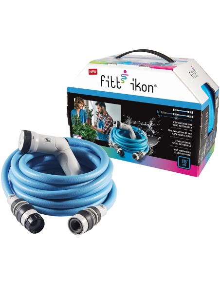Manguera ikon blu 53110101 10mt+accesorios+pistola de fitt