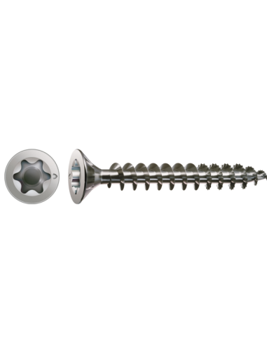 Tornillo spax\s inox c/p torx 3,0 18x020 de spax caja de 200 unidades