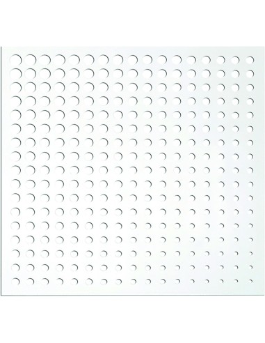 Panel decorativo moon 1x1m blanco de nortene caja de 5 unidades