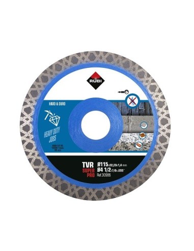 Disco diamante tvr 30986 115mm superpro de rubi