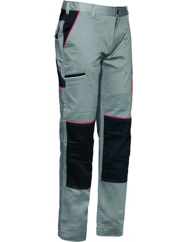 Pantalon stretch boom gris 9030b talla xl de issaline