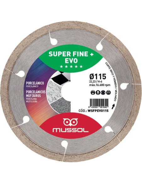 Disco diamante superfine wsfpevo115x22,2 de unifer+