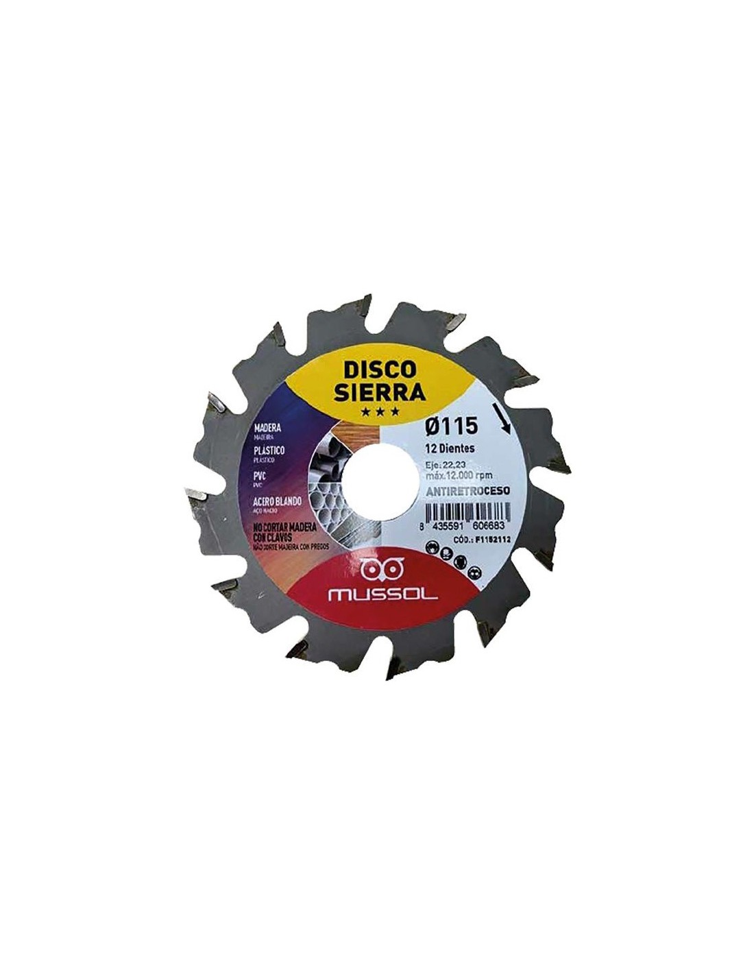 DISCO DIAMANTE 115 X-LOCK (630138)