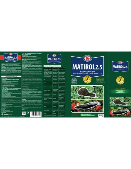 Anticaracoles matirol2.5 500gr de impex caja de 36 unidades