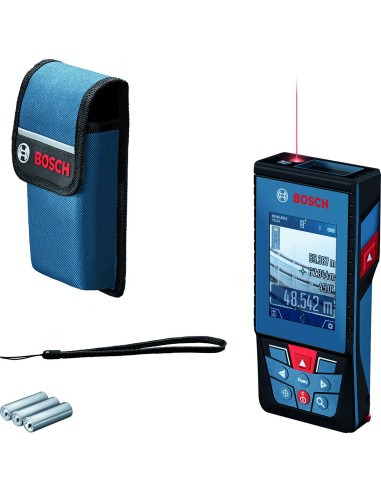 Medidor laser glm-100-25-c profesional de bosch construccion /