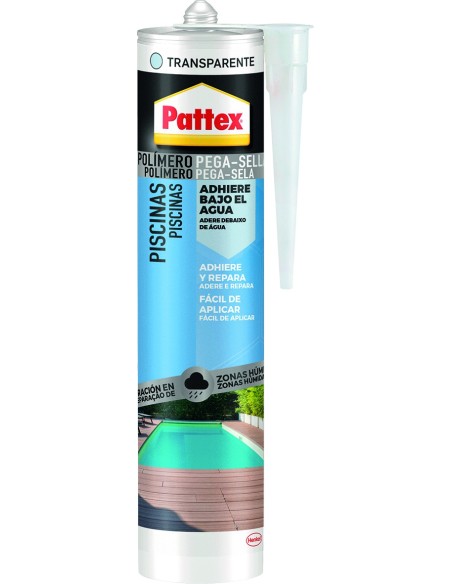 Pattex piscinas 280ml 2844234 transp. de pattex caja de 12