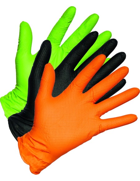 Guante desechable nitrilo dune verde talla m c-50 de mundo