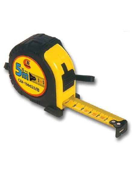 Flexometro im-158625/b goma 5mx25mm c/f de codiven caja de 12