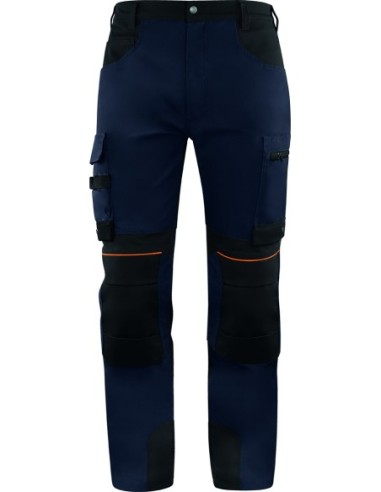 Pantalon stretch m5pa3str talla xl marino/negro de deltaplus