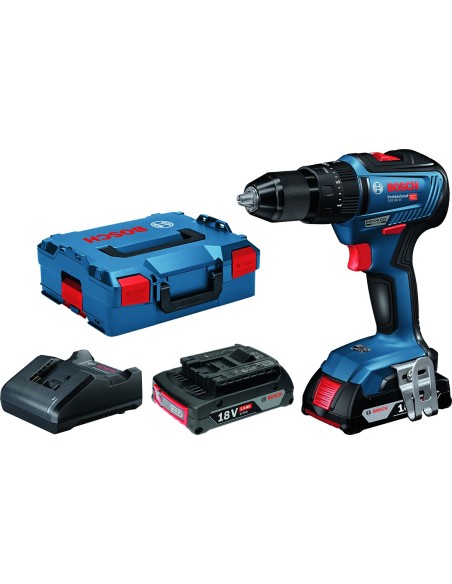 Taladro percutor gsb18v-55 18v 2b 3ah+l-boxx de bosch