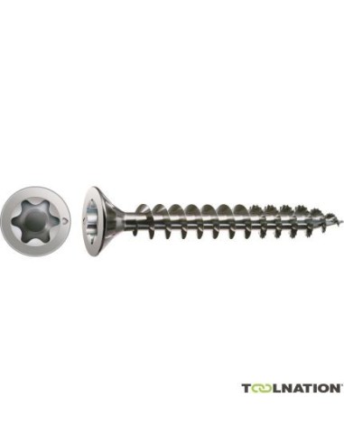 Tornillo spaxs inox cabeza plana torx 4,5 21x040 de spax caja