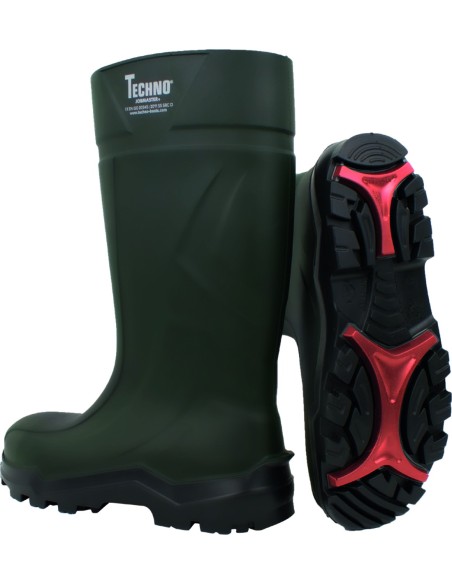 Bota jobmaster plus s5 tpu talla 43 verde/negro de techno boots
