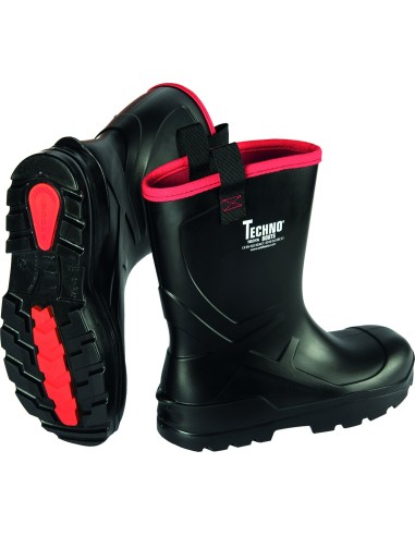 Bota troya rigger no epi pu talla 37 negro de techno boots